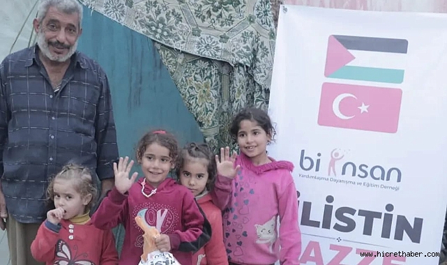 Bİ İNSAN Derneği'nden Gazze'ye Sıcak Yemek Yardımı