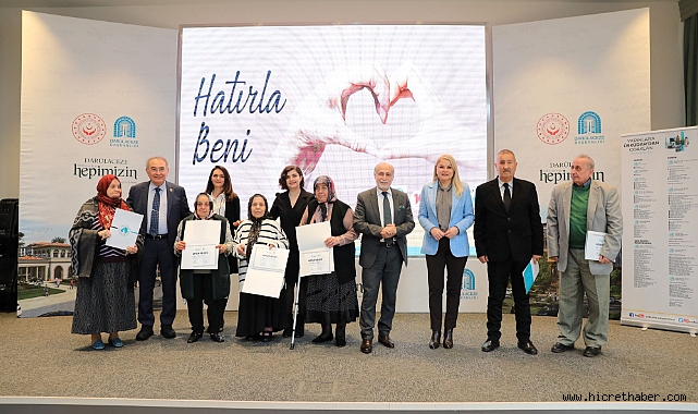 Darülaceze sakinlerine özel ‘Hatırla Beni’ Projesi’nin sertifika töreni gerçekleşti
