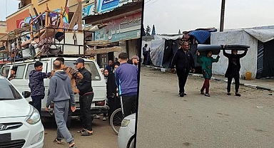 Gazze Şeridi’ne bomba yağdıran İsrail, Filistinlileri göçe zorluyor...