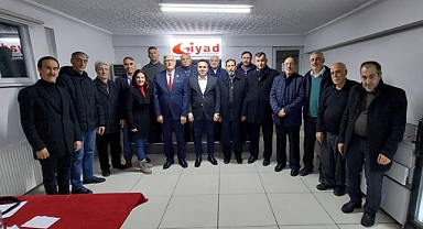 Küçükçekmece Belediye Başkan aday adayı Hüseyin İpek GİYAD - Gümüşhane İktisadi Yardımlaşma ve Dayanışma Derneğini ziyaret ettti