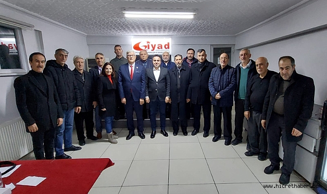 Küçükçekmece Belediye Başkan aday adayı Hüseyin İpek GİYAD - Gümüşhane İktisadi Yardımlaşma ve Dayanışma Derneğini ziyaret ettti