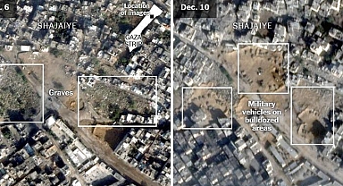 New York Times savaş suçunu deşifre etti! Uydu görüntüleri İsrail'i ele verdi
