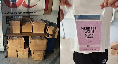 Okulda cemaat kitapları dağıtıldı, sosyal medyada gündem oldu! Valilik harekete geçti