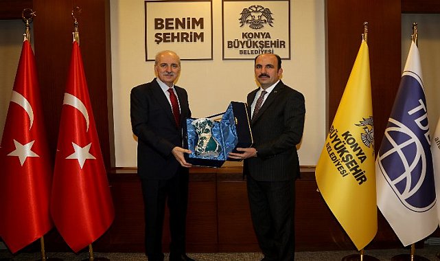 TBMM Başkanı Kurtulmuş'tan Konya Büyükşehir Belediye Başkanı Uğur İbrahim Altay’a ziyaret