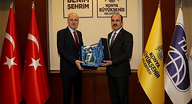 TBMM Başkanı Kurtulmuş'tan Konya Büyükşehir Belediye Başkanı Uğur İbrahim Altay’a ziyaret
