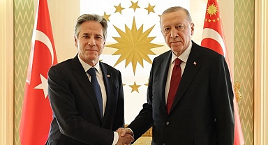 Bakan Fidan ile kritik görüşmesinin ardından Cumhurbaşkanı Erdoğan da Blinken'ı kabul etti
