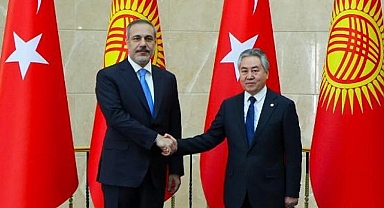 Bakan Fidan, Kırgız mevkidaşı Kulubayev ile bir araya geldi