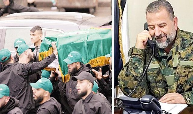 Hamaslı Aruri’ye cenaze töreni... İlk toplantıda şehid etmişler