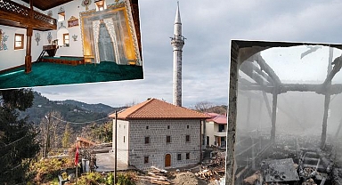 Yer: Rize! Dün ibadete açılmıştı: Bugün küle döndü