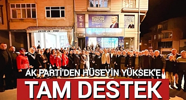 AK Parti Gerze'de Hüseyin Yüksek'e Tam Destek Verdi!