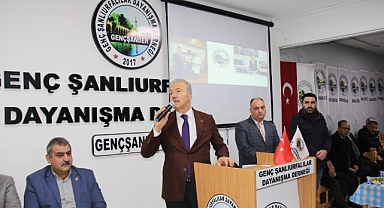 Aziz Yeniay,Genç Şanlıurfalılar Dayanışma Derneği (GENÇ ŞANDER)'ı Ziyaret Etti