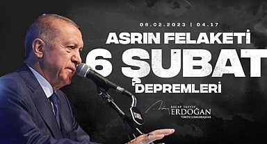 Cumhurbaşkanı Erdoğan tam saat 04.17'de paylaştı! Deprem felaketinin 1. yıl dönümü vesilesiyle mesaj