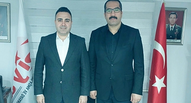 ERDER Erzurumlular Derneği Başkanı İlker Yasin Şahin, GİYAD ı ziyaret etti