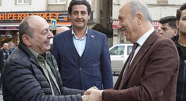 Aziz Yeniay Esnafla Buluştu: