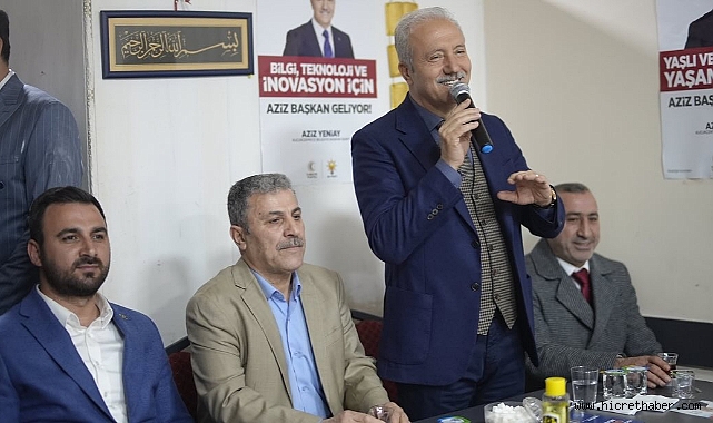 Muş Derneği; Aziz Yeniay'a desteklerini açıkça ifade ettiler.