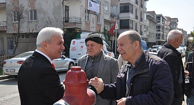 Saadet Partisi Küçükçekmece Belediye Başkan Adayı Mustafa Kurdaş Cumhuriyet Mahallesi'nde Halkla Buluştu