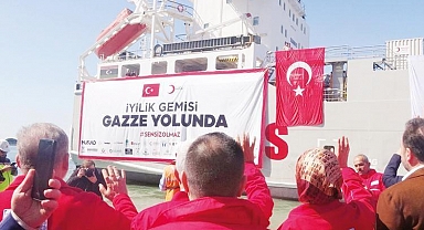 Türkiye’den İyilik Gemisi Mısır’a ulaştı