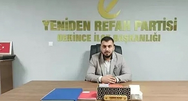 Yeniden Refah Partisi'nde yaşanan istifalara bir yenisi daha eklendi.