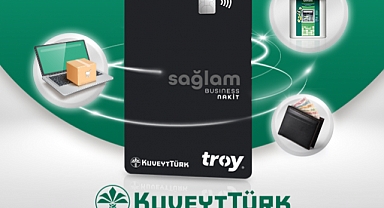 Kuveyt Türk’ten yeni bir kart: Troy logolu Sağlam Business Nakit Kart