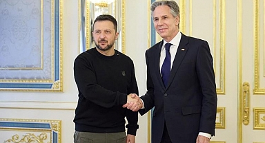 Blinken müjdeyi Kiev'de verdi: Askeri yardımlar yolda