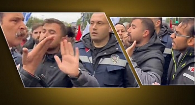 TİP Genel Başkanı Erkan Baş, Saraçhane'de polislerle tartıştı: