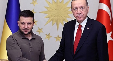 Cumhurbaşkanı Recep Tayyip Erdoğan, Zelenskiy ile görüştü