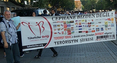 İsrail'e Yönelik 'Cephane Bizden Değil' Kampanyası Devam Ediyor