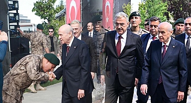 MHP Genel Başkanı Bahçeli, Özel Harekat Başkanlığını ziyaret etti! O kare gündem oldu