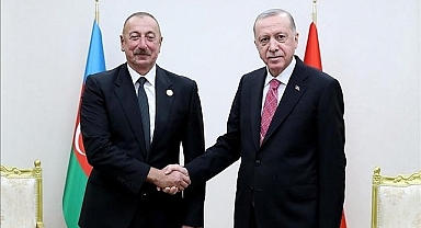 Cumhurbaşkanı Erdoğan, Aliyev'le görüştü