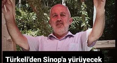 Türkeli'den Sinop'a Anlamlı Yürüyüş: Şirvan Ünal Turizme Dikkat Çekiyor
