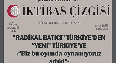İktibas Çizgisi Eylül sayısı Çıktı