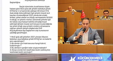 Küçükçekmece Belediyesi'nde Şaibeli İhale.