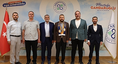 Küçükçekmece Sinop Spor'dan Arnavutköy Belediye Başkanı Mustafa Candaroğlu'na Teşekkür Ziyareti