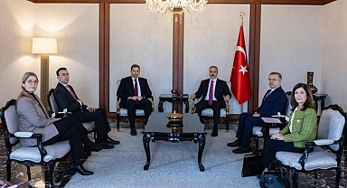 Dışişleri Bakanı Hakan Fidan, Alman heyet ile bir araya geldi
