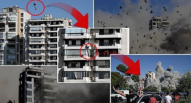 İsrail'den kan donduran teknik: 8 katlı bina dakikalar içinde yerle bir oldu!