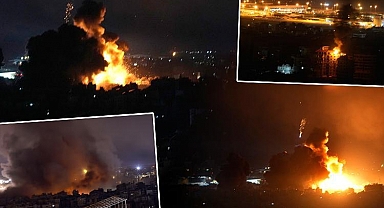 İsrail'den şimdiye kadarki en güçlü bombardıman!