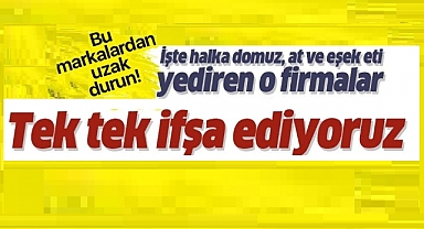 Millete Domuz Eti, Sakatat, Tek Tırnaklı Hayvan Yediren Firmalar!