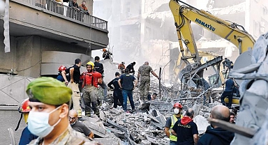 Beyrut’un merkezine sığınak delen bomba... İsrail basını: Hedef Hizbullah lideriydi