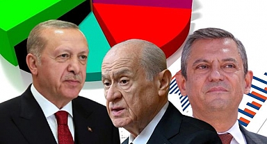CHP ile AK Parti arasındaki fark eridi, MHP'nin oy oranı düştü...