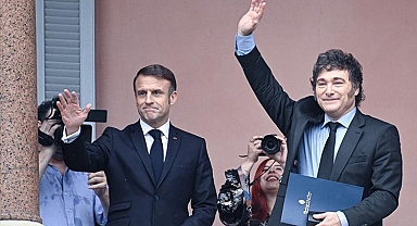 Macron Arjantin'de: Milei ile görüştü