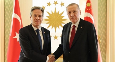 Erdoğan Blinken'ı kabulü başladı