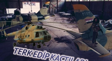 Süriye de terk edip kaçtılar! 30 savaş uçağı ve 10 helikopter el değiştirdi