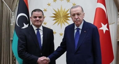 Cumhurbaşkanı Erdoğan Libya Başbakanı Dibeybe'yi kabul etti