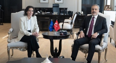 Dışişleri Bakanı Hakan Fidan, AB Komisyonu üyesini kabul etti