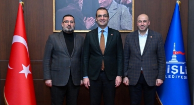 Erdal Nas'tan Şişli Belediye Başkanı Resul Emrah Şahan'a Ziyaret