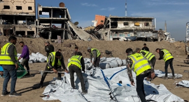 İHH, Gazze'de 870 aile için çadır kentler kurdu