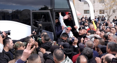 İsrail'in serbest bıraktığı Filistinli esirler Gazze Şeridi'ne ulaştı...
