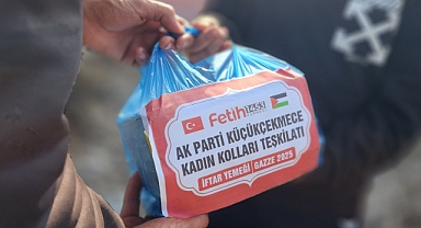 AK Parti Küçükçekmece Kadın Kolları’ndan Gazze’ye Ramazan Dayanışması