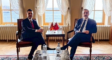 Dışişleri Bakanı Hakan Fidan Kuzey Makedonyalı mevkidalı ile görüştü