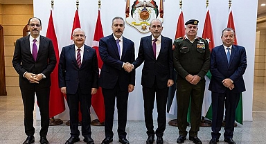 Dışişleri Bakanı Hakan Fidan, Milli Savunma Bakanı Güler ve MİT Başkanı Kalın Türkiye - Ürdün 3+3 Toplantısına katıldı